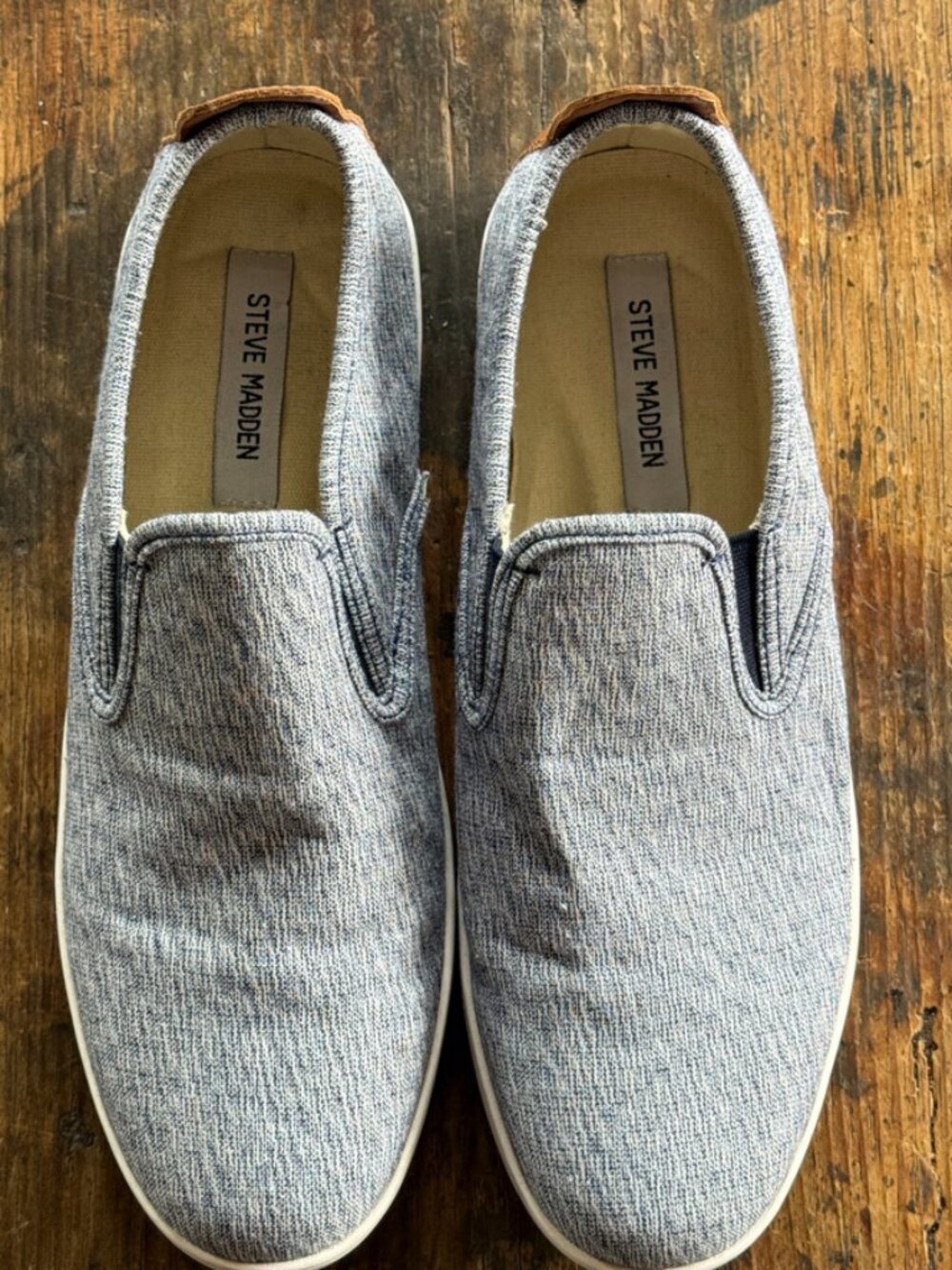 STEVE MADDEN Men's Slip On Canvas Shoes-Size 8